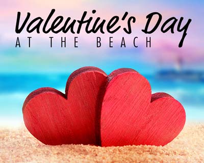 Valentines Day at the Beach